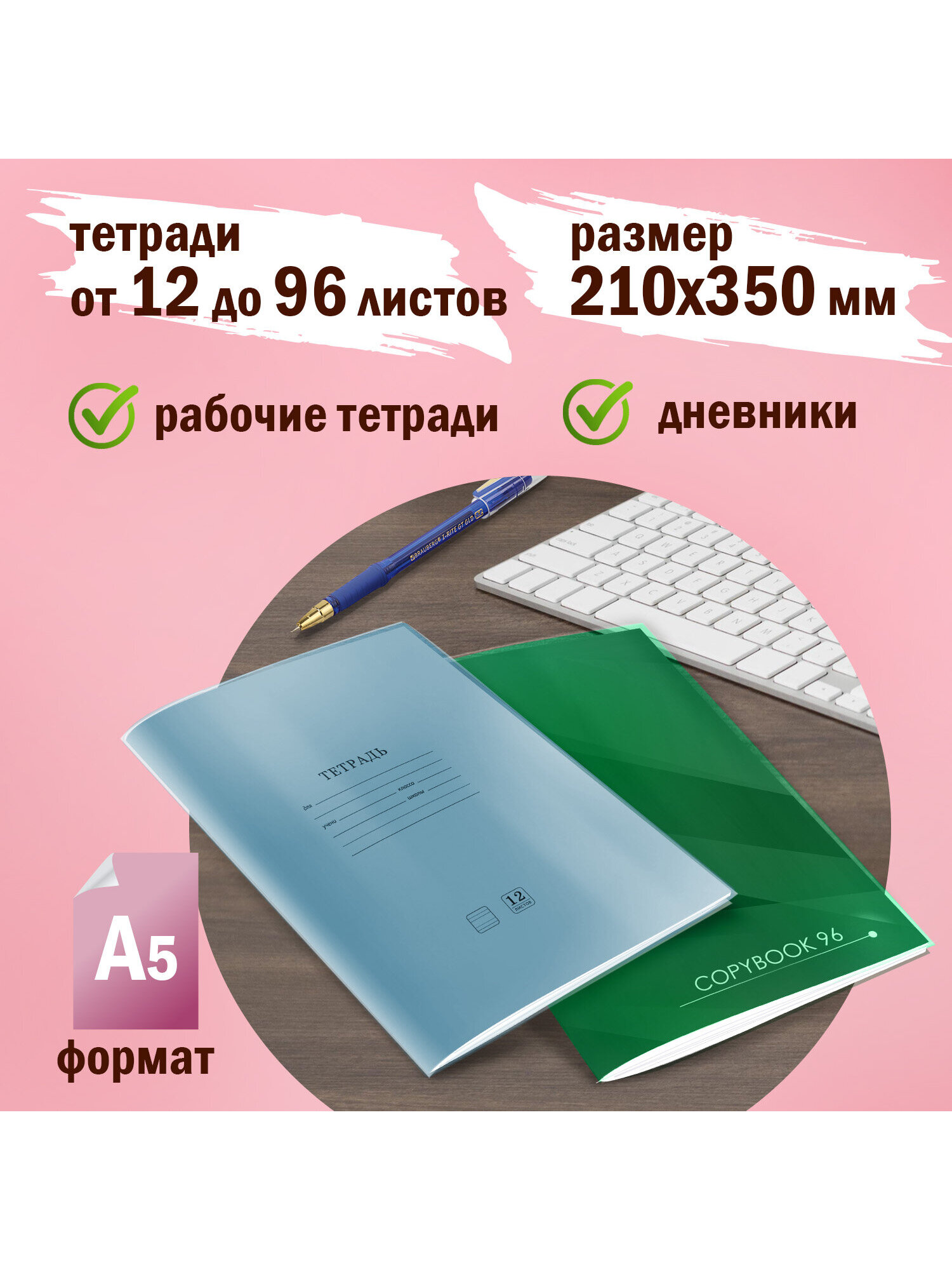 Обложка Пифагор 35 x 21 см 10 шт. - фото 3