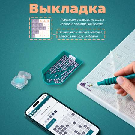 Алмазная мозаика UNIDEA Very Peri