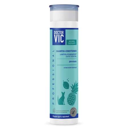 Шампунь-кондиционер для кошек Doctor VIC Exotic cocktail 250мл