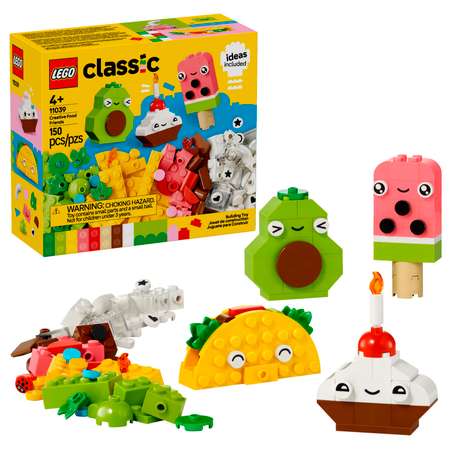 Конструктор LEGO Classic Создаем Еду Друзей блочный