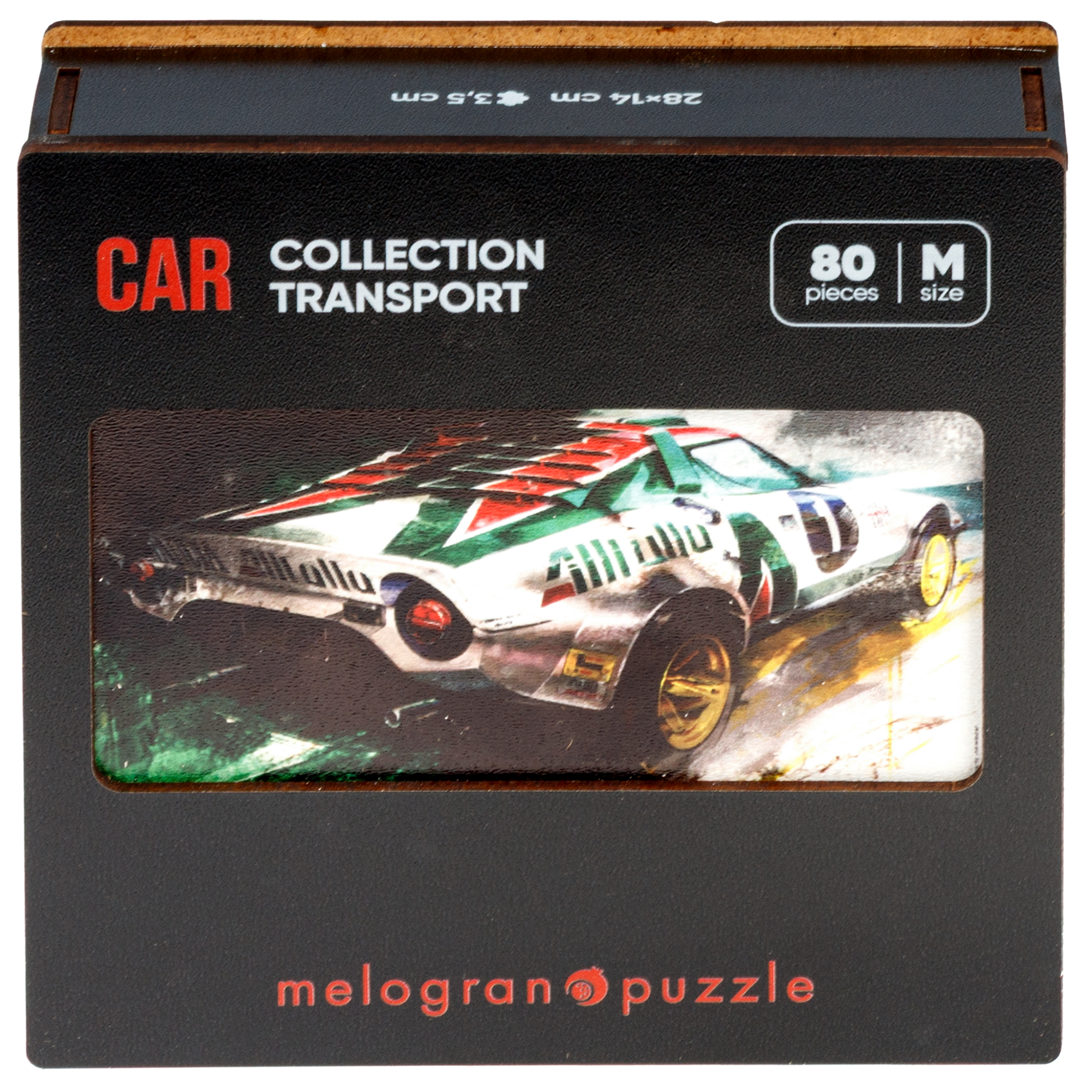 Пазл 1TOY Гоночный автомобиль белый деревянный - фото 14