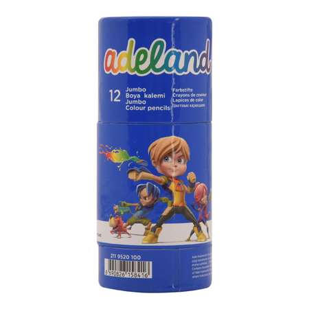 Карандаши цветные Adel 12 шт.