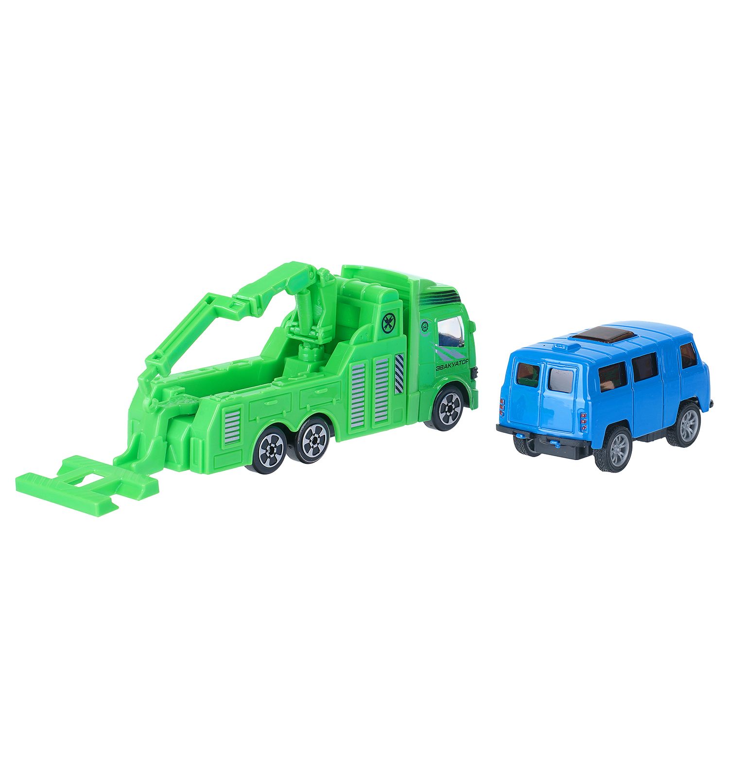 Игровой набор Технопарк УАЗ 452 +Эвакуатор 416408 - фото 7
