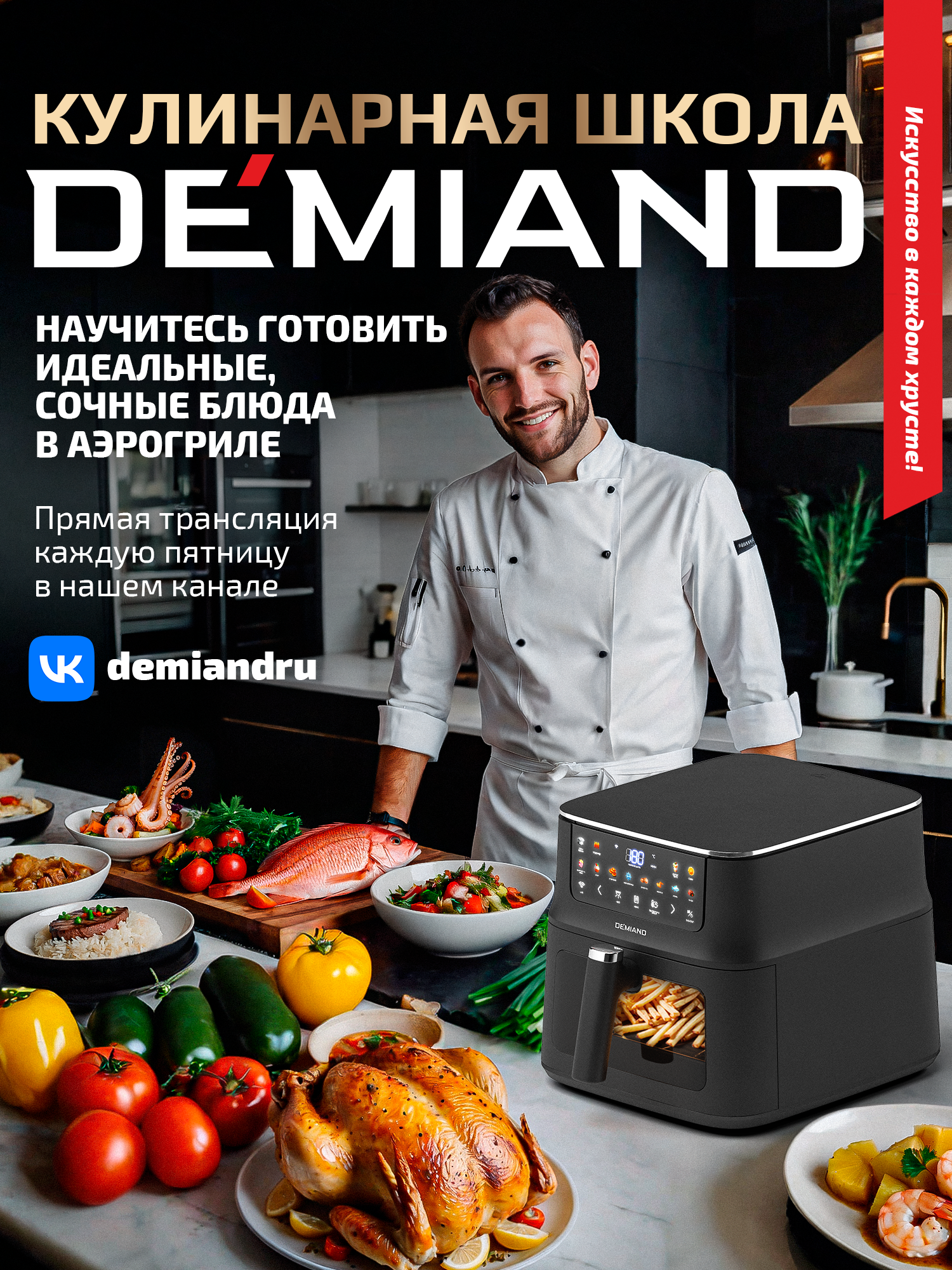 Аэрогриль DEMIAND Luneo с ВАЙФАЙ, 10 л, - фото 11