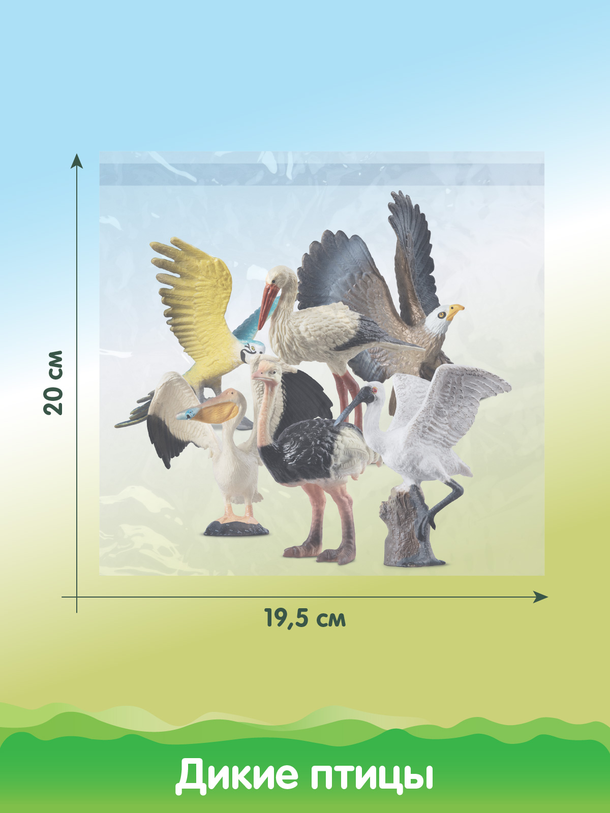 Игровой набор DARWIN Животные Птицы - фото 4