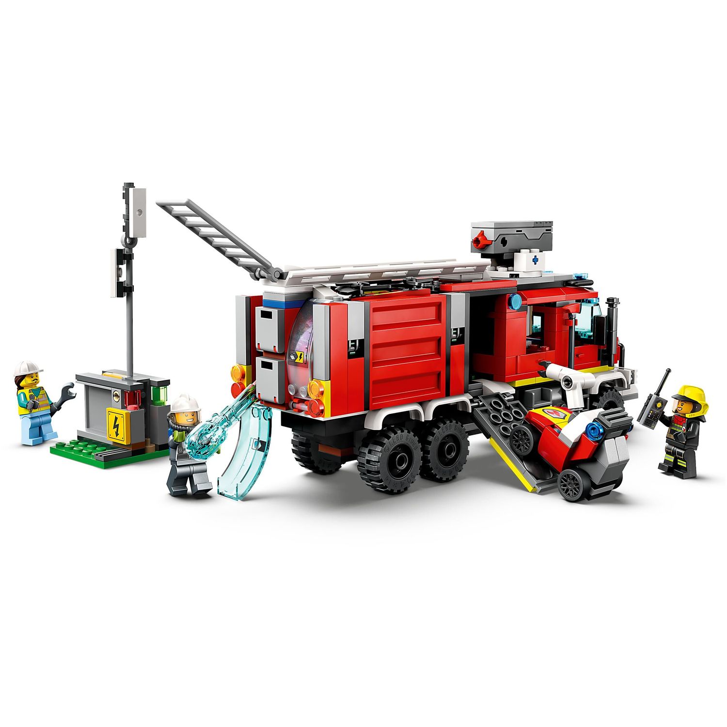 Конструктор LEGO City Машина пожарная блочный - фото 5