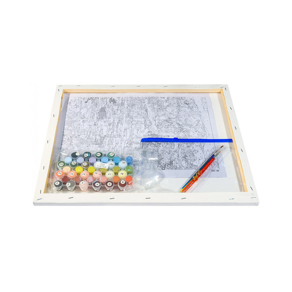 Картина по номерам Белоснежка Лодочная пристань - фото 4