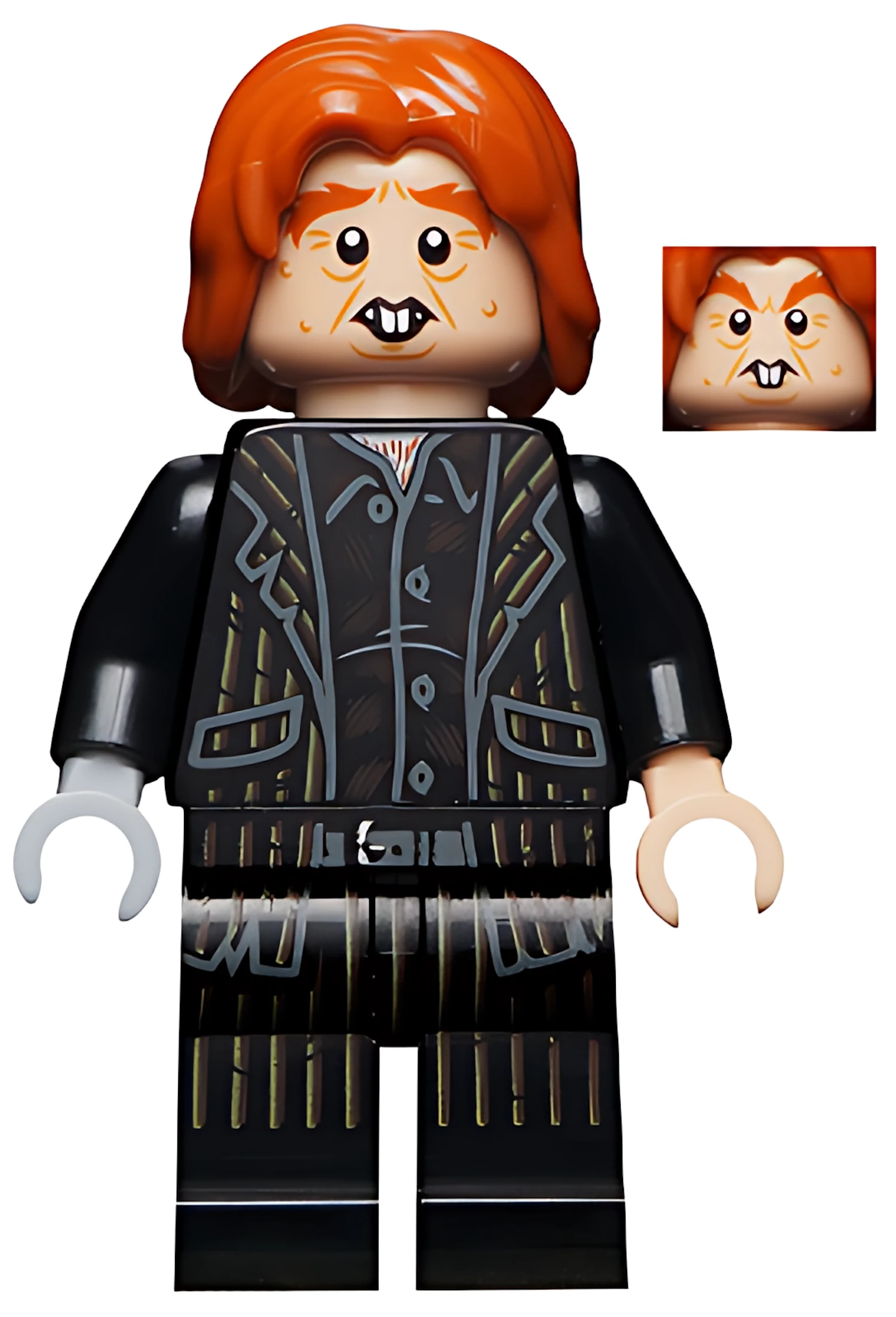 Изображение товара Минифигурка LEGO Harry Potter Питер Петтигрю (Червехвост, с серым костюмом) Изображение товара Минифигурка LEGO Harry Potter Питер Петтигрю (Червехвост, с серым костюмом)