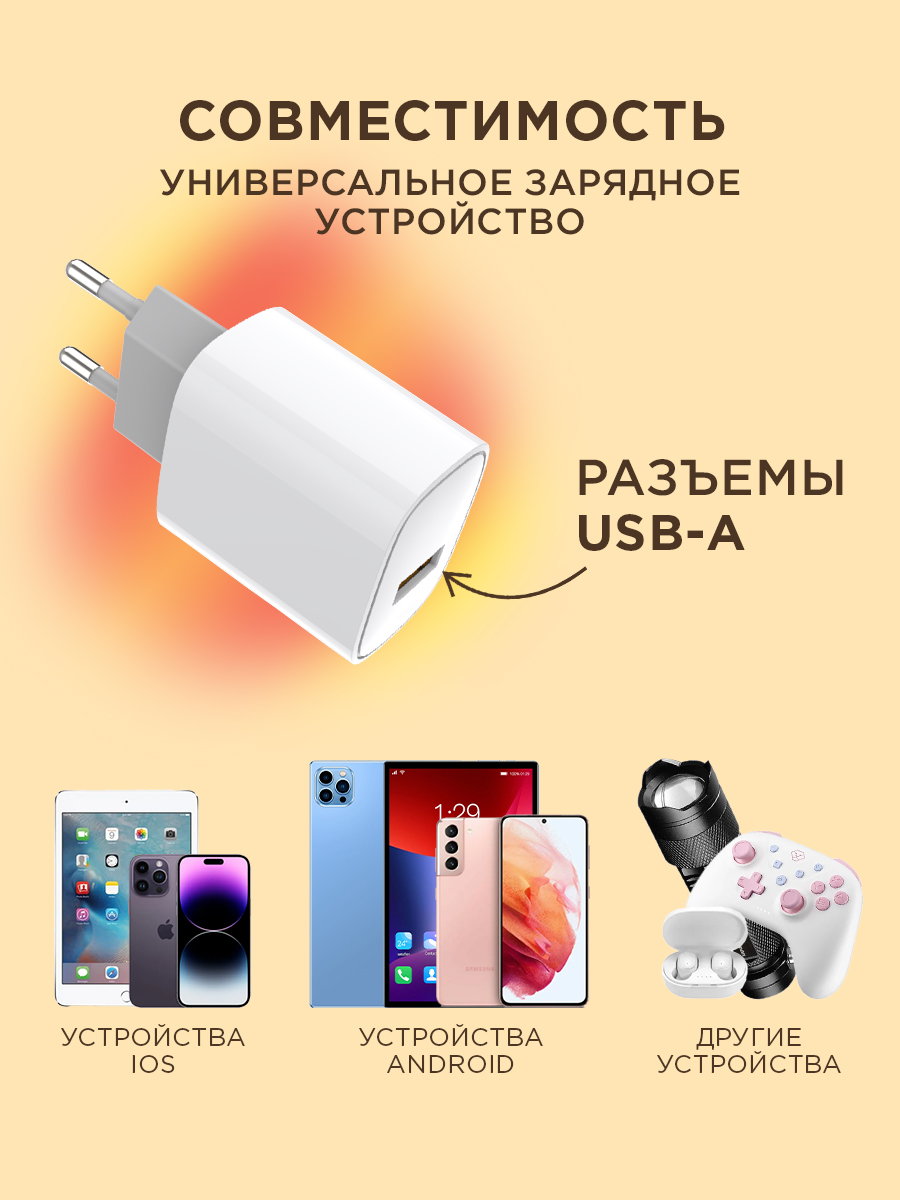 Зарядное устройство REXANT с одним портом USB-A 18Вт - фото 4