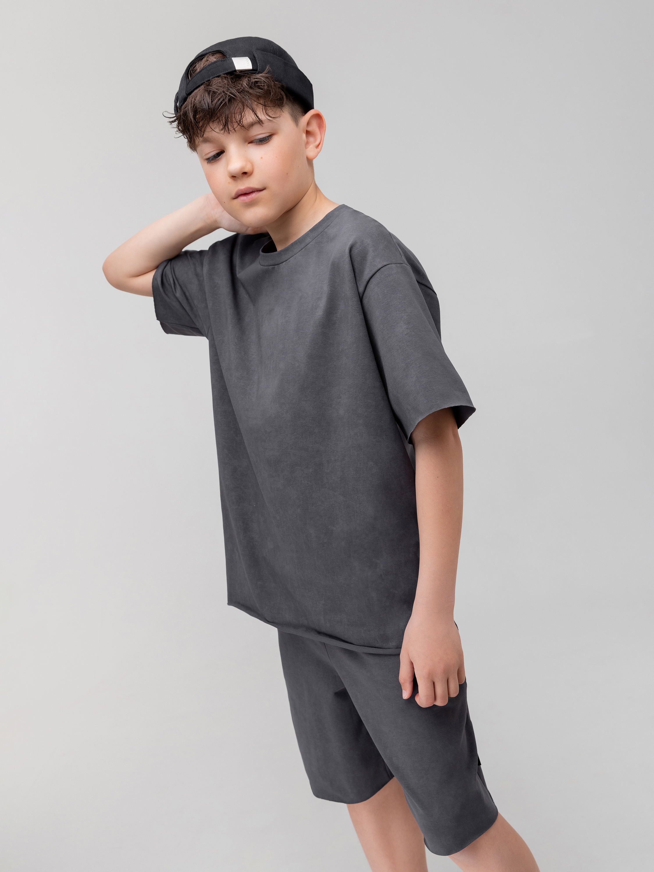 Футболка и шорты Bodo 46-152MU_серый - фото 7