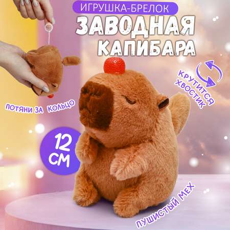 Игрушка мягкая инерционная Капибара №3