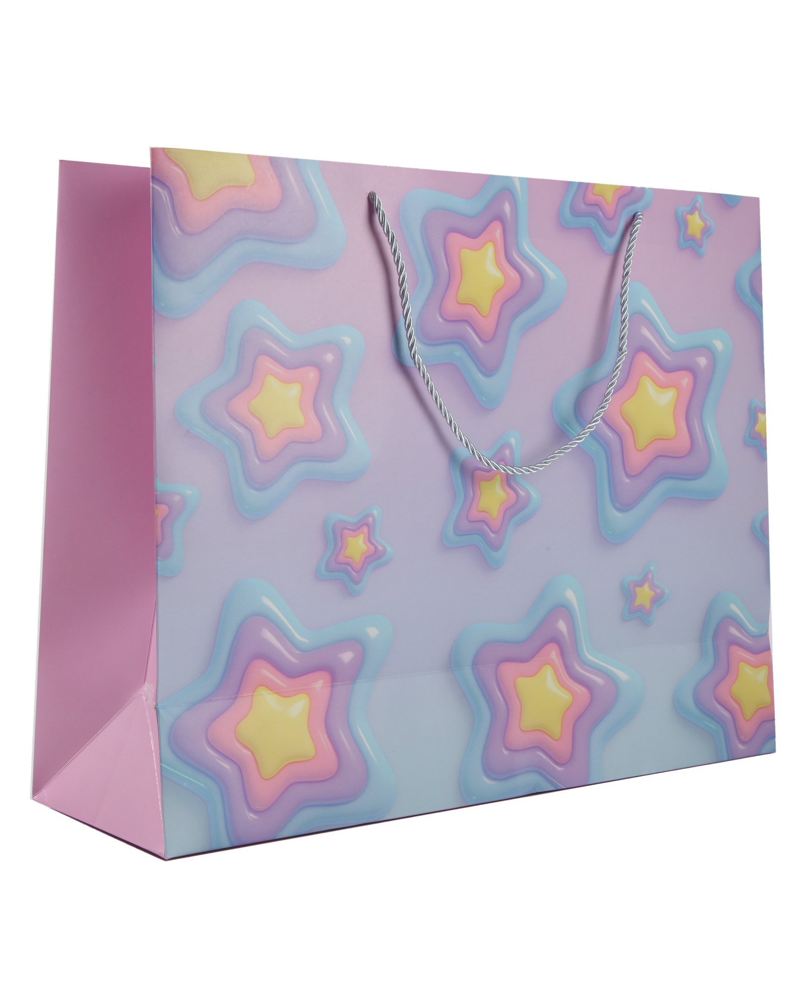 Пакет подарочный Attivio Звёзды 50*40*17 - фото 5