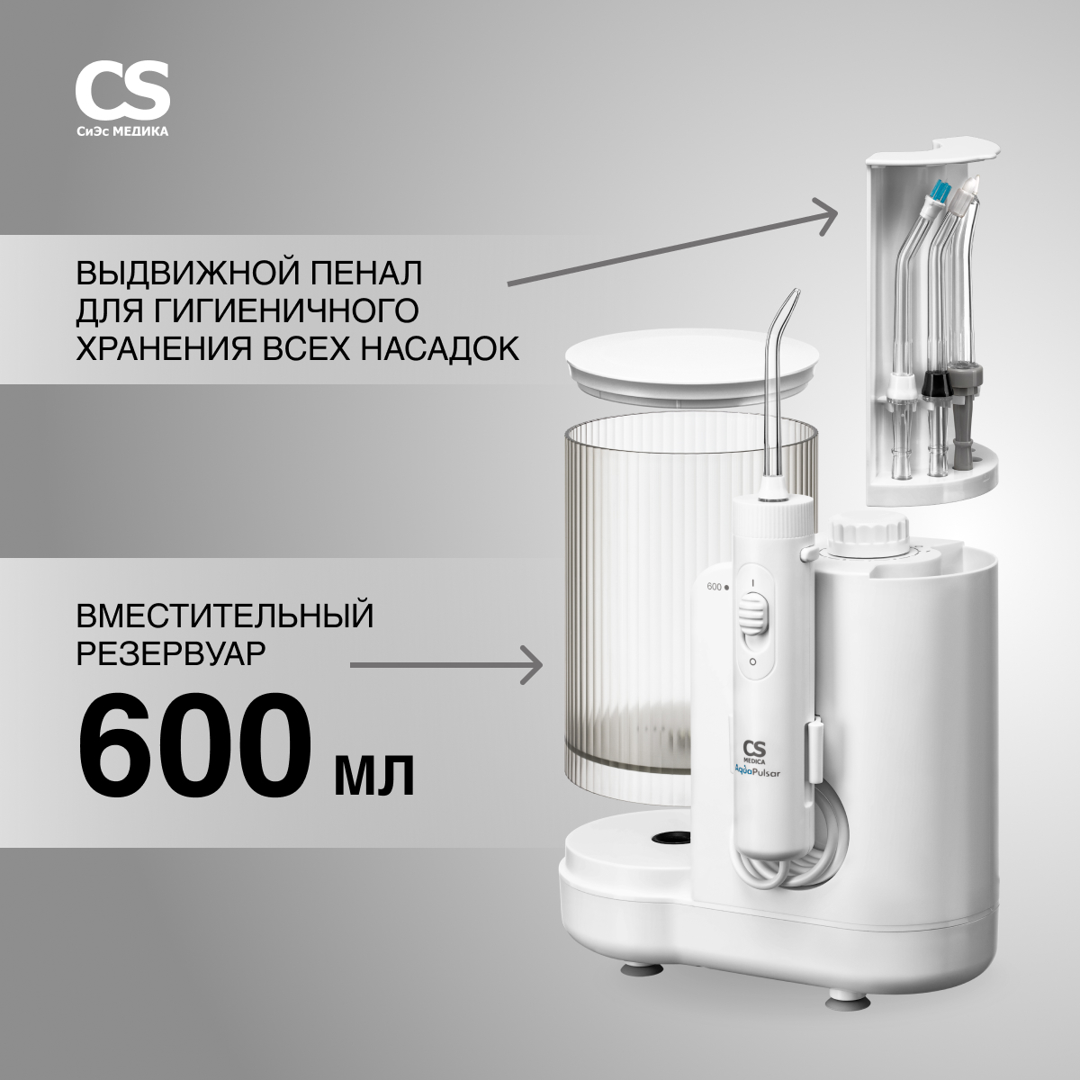 Ирригатор CS MEDICA импульсный - фото 3