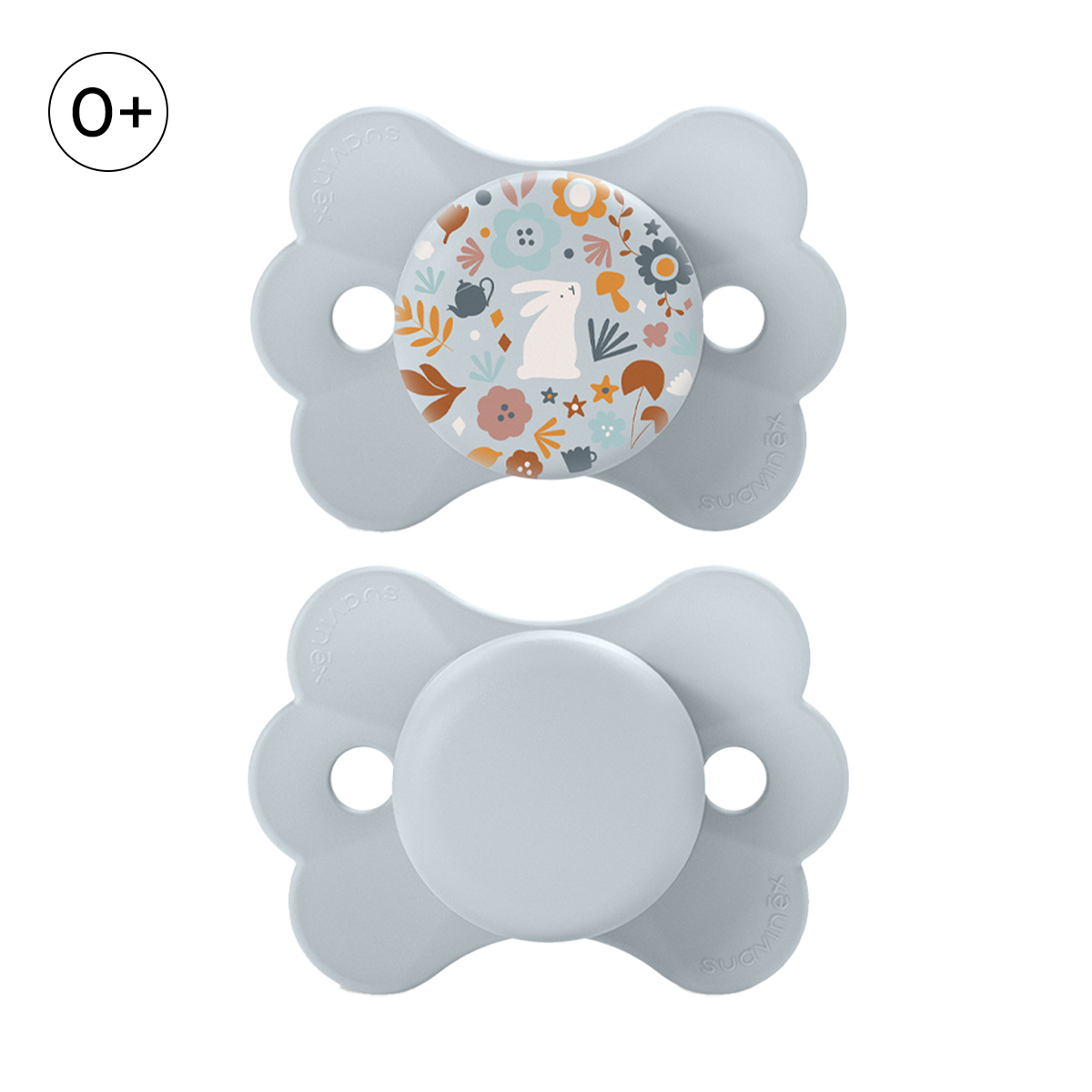 Пустышка Suavinex силикон ортодонтическая от 0 мес. 2 шт. - фото 1