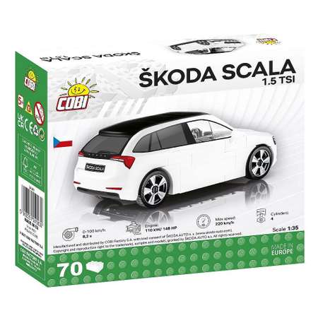 Конструктор COBI Автомобиль Skoda Scala блочный
