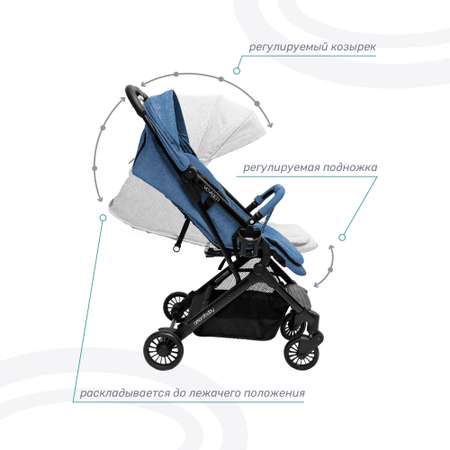 Коляска прогулочная Amarobaby Voyager