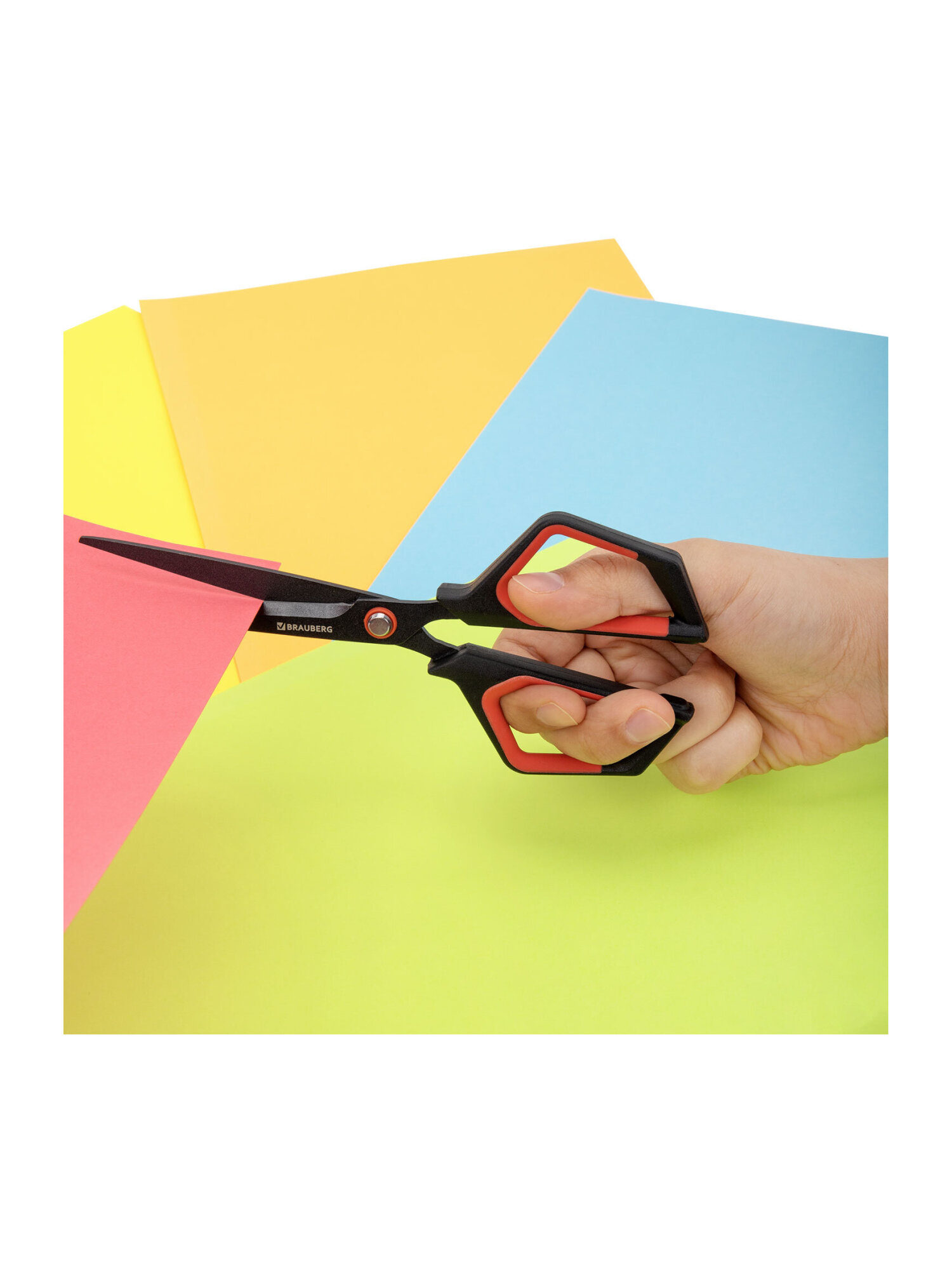 Ножницы канцелярские Brauberg - фото 11