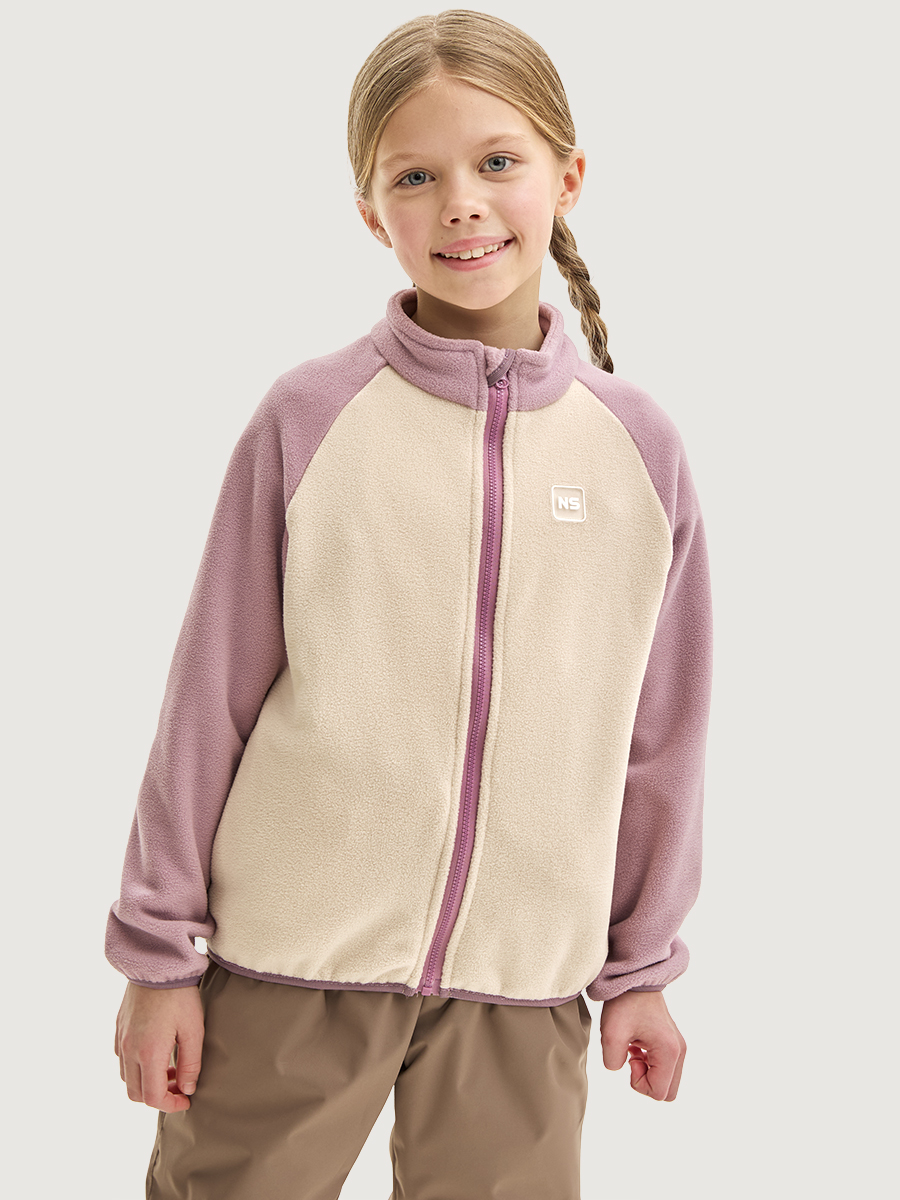 Толстовка NIKASTYLE 4т10424 беж/орхидея - фото 1
