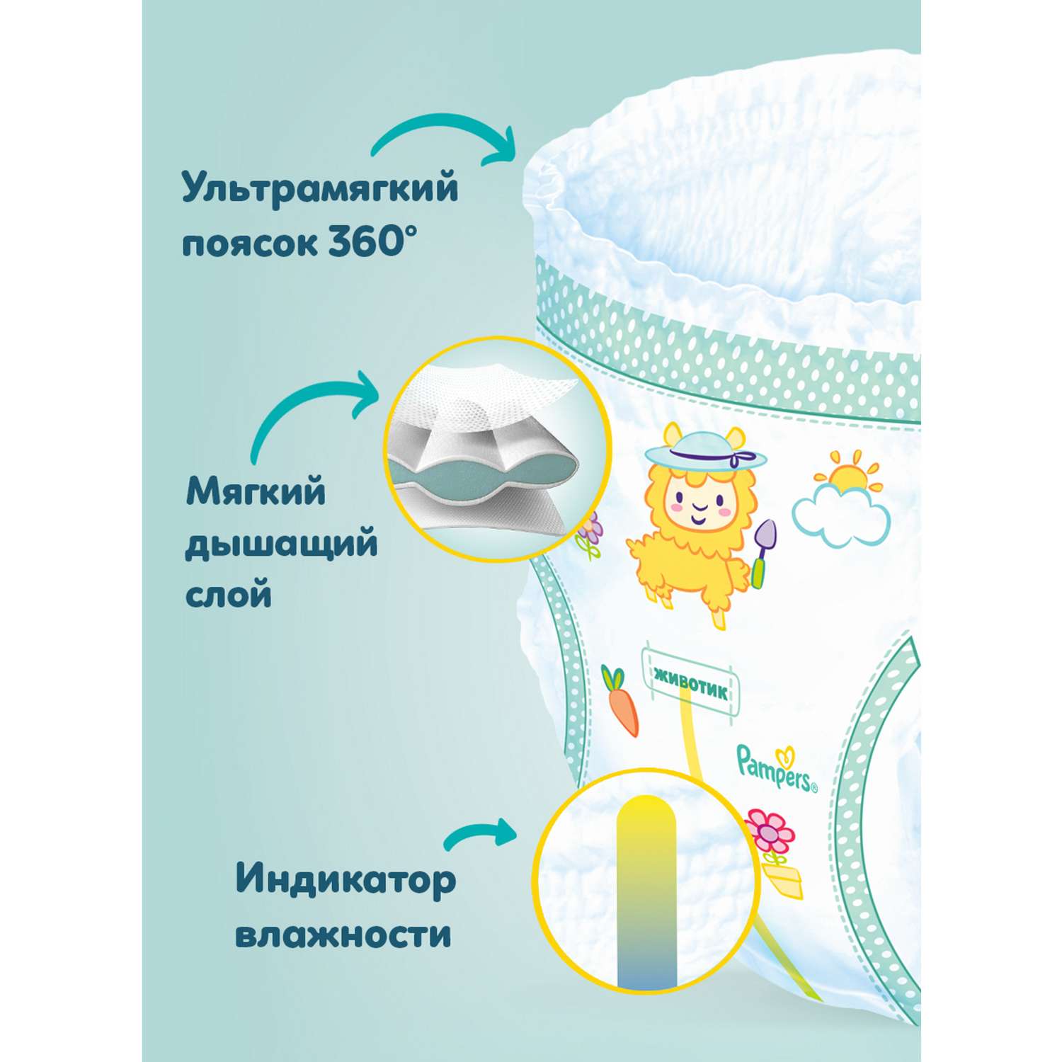 Трусики Pampers Pants 6 (15+ кг) 38 шт. - фото 9