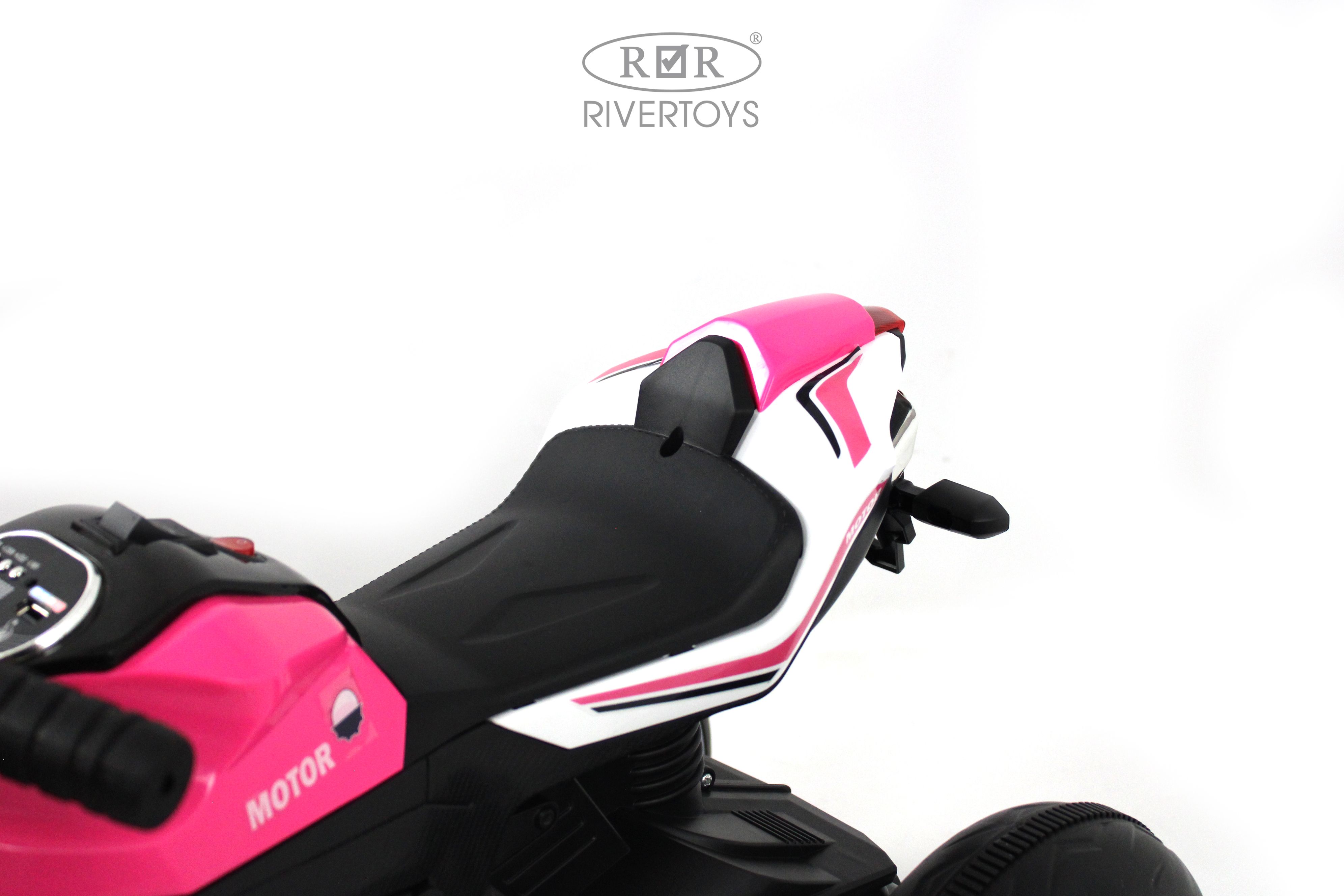 Электромобиль RIVERTOYS K222AM-PINK - фото 10