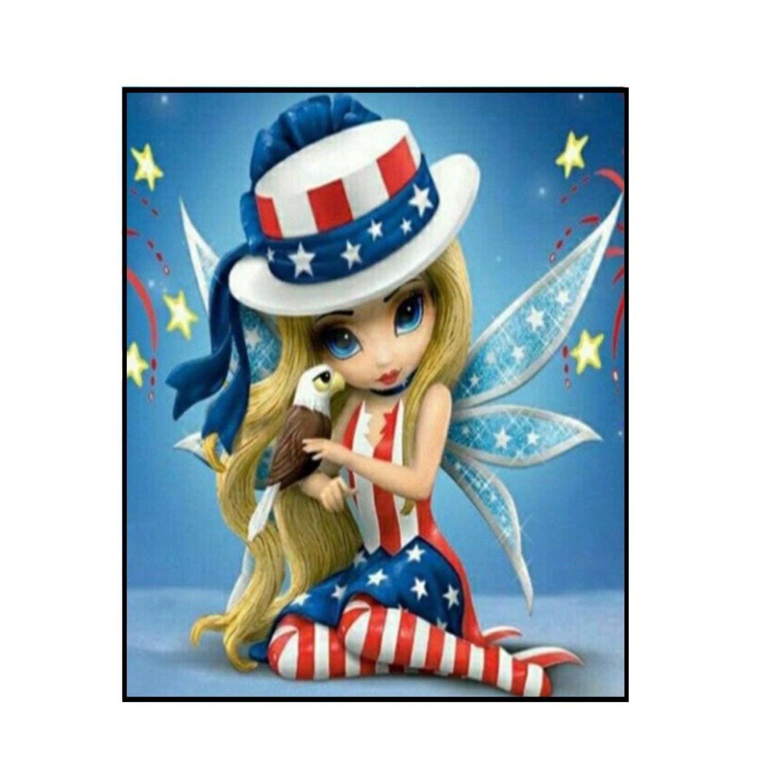 Алмазная мозаика Seichi Американская фея - фото 2