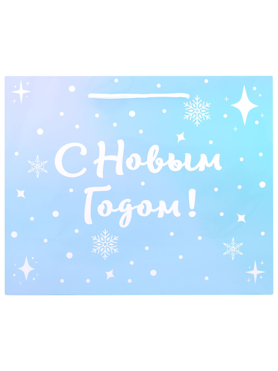 Пакет подарочный новогодний Золотая сказка пакетики для подарков и сладостей набор 4 штуки - фото 4