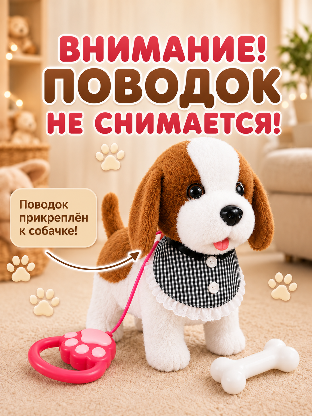 Мягкая игрушка FAVORITSTAR DESIGN Бигль - фото 14