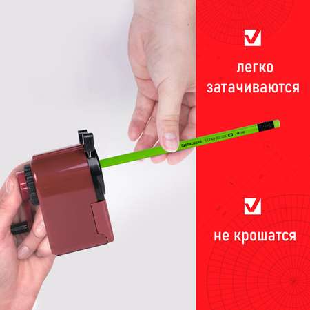 Карандаши чернографитные Brauberg 12 шт.