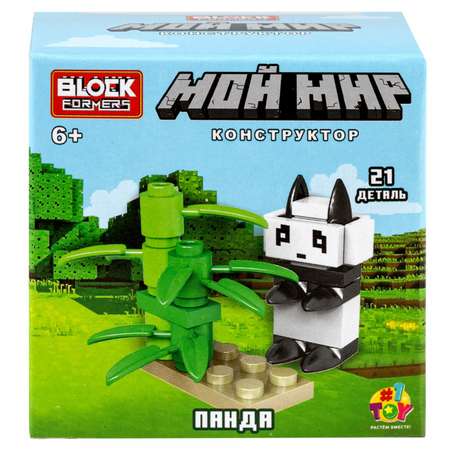 Конструктор 1TOY Minecraft Blockformers Мой мир блочный в ассортименте