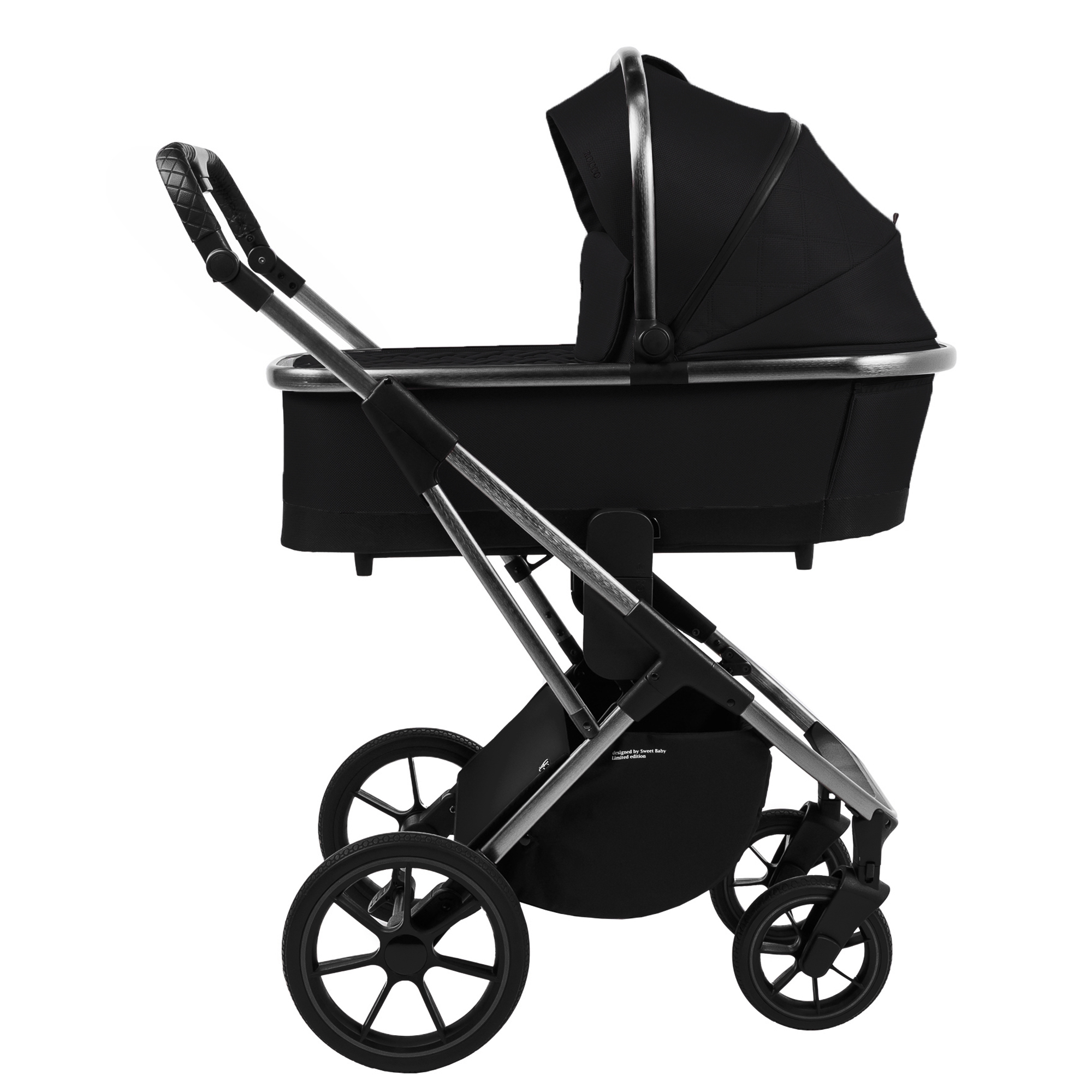 Коляска 2в1 Sweet Baby Rocco Black черный - фото 38