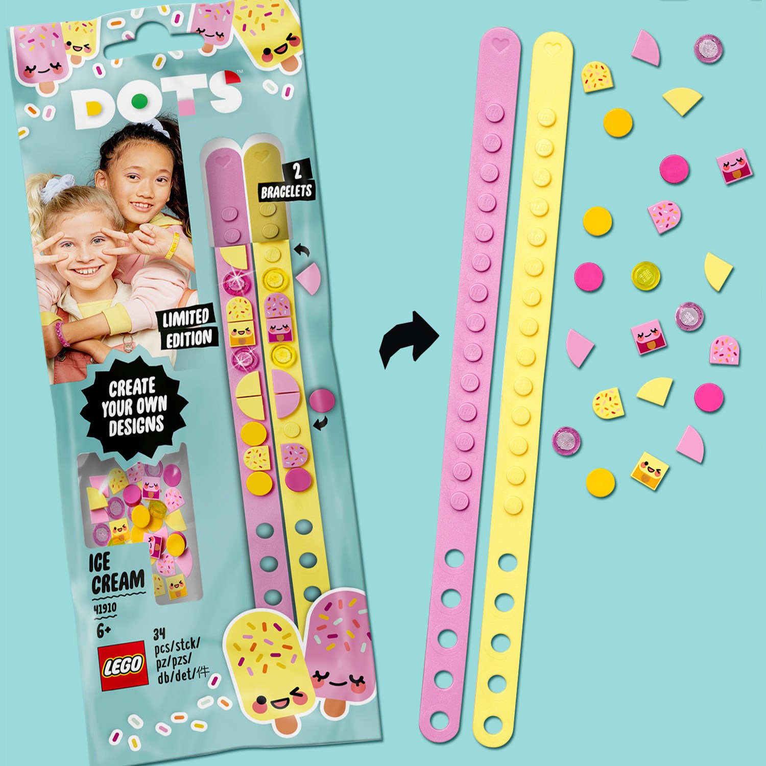 Конструктор LEGO DOTS Браслет Мороженое - фото 5