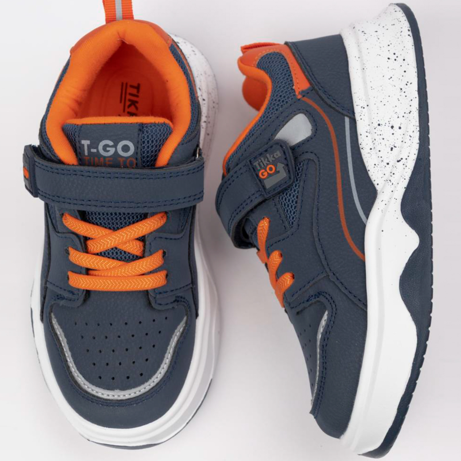 Кроссовки TikkaGo 5A11_261601_navy-orange - фото 3