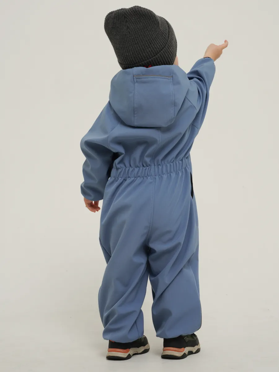 Комбинезон Супер Пупс Комб/сф/окант/серо-голубой - фото 24