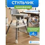 Стульчик для кормления Puremama серый