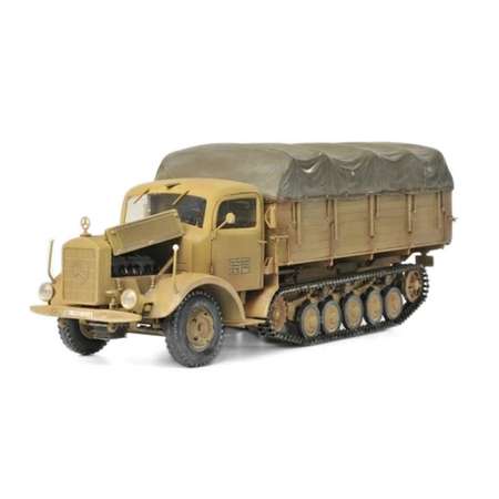 Сборная модель ZVEZDA Немецкий тяжелый полугусеничный грузовик L4500
