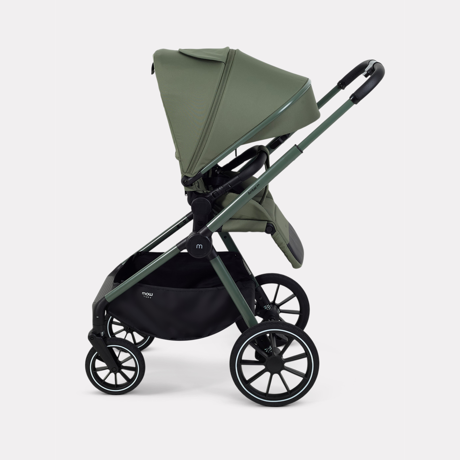 Коляска 2в1 MOWbaby Amber pro зеленый - фото 13