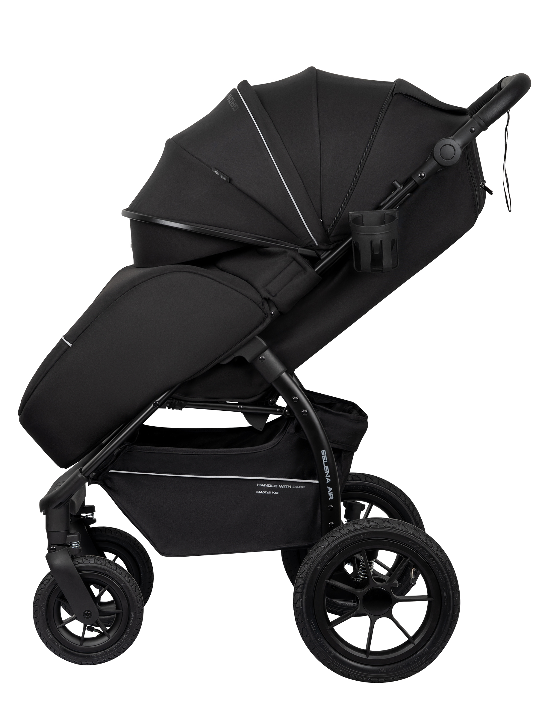 Коляска прогулочная JOVOLA Selena Air Plus черный - фото 20