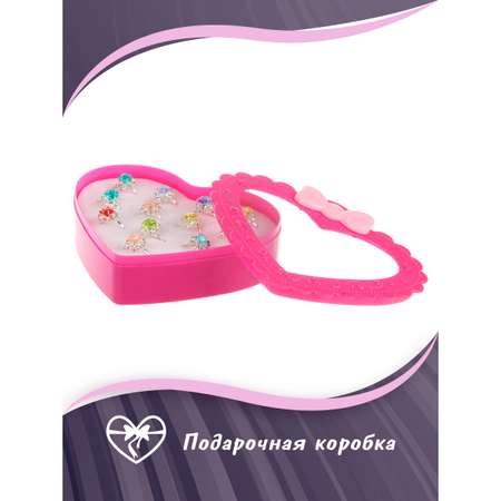 Набор колец Lisa Doll Бриллианты 12 колечек