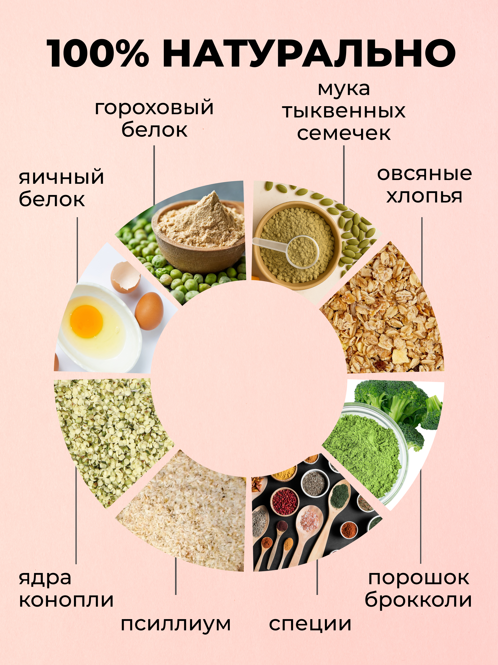 Овсяноблин протеиновый смесь Yappi брокколи - фото 3