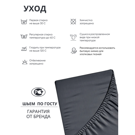 Простыня на резинке Urban Family 90х200х20 см