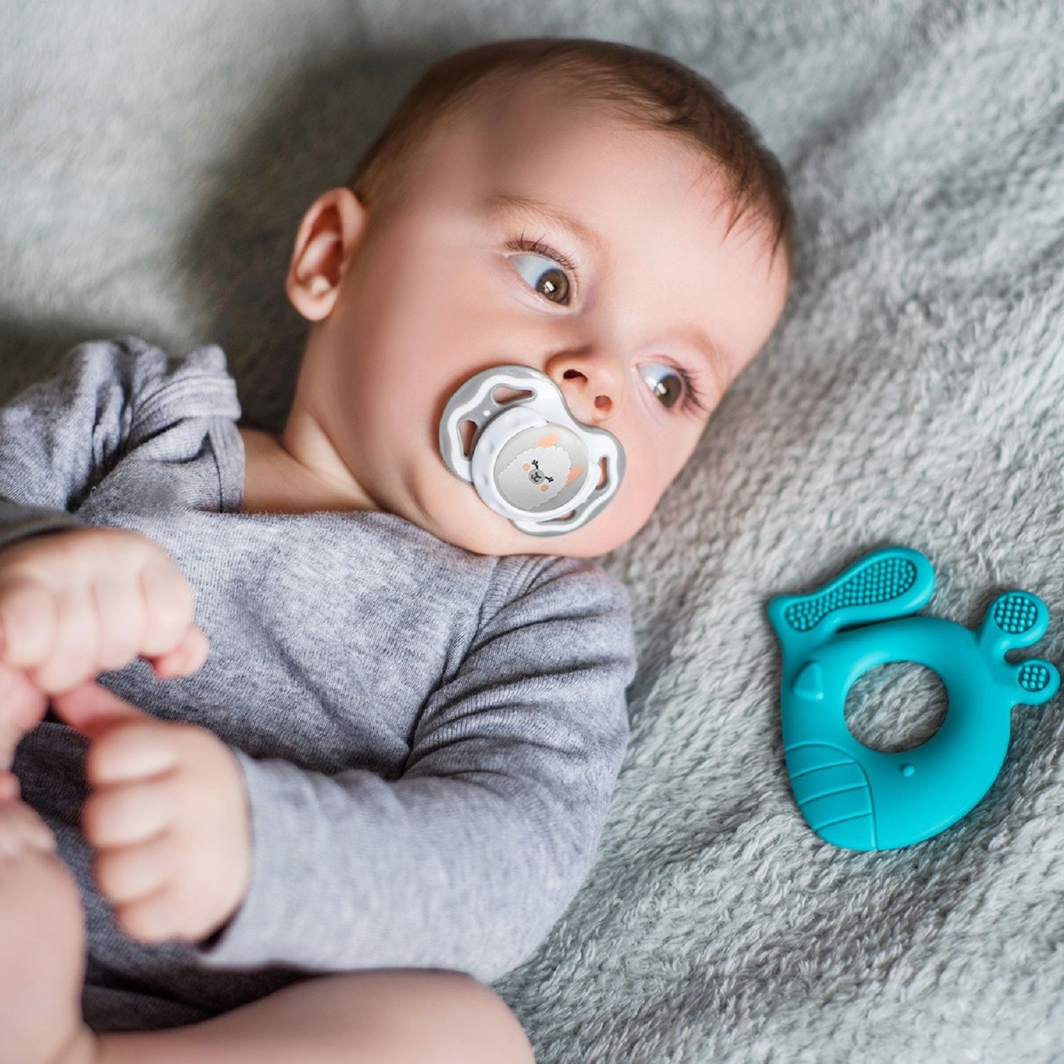 Прорезыватель Babyono Китенок в ассортименте - фото 4