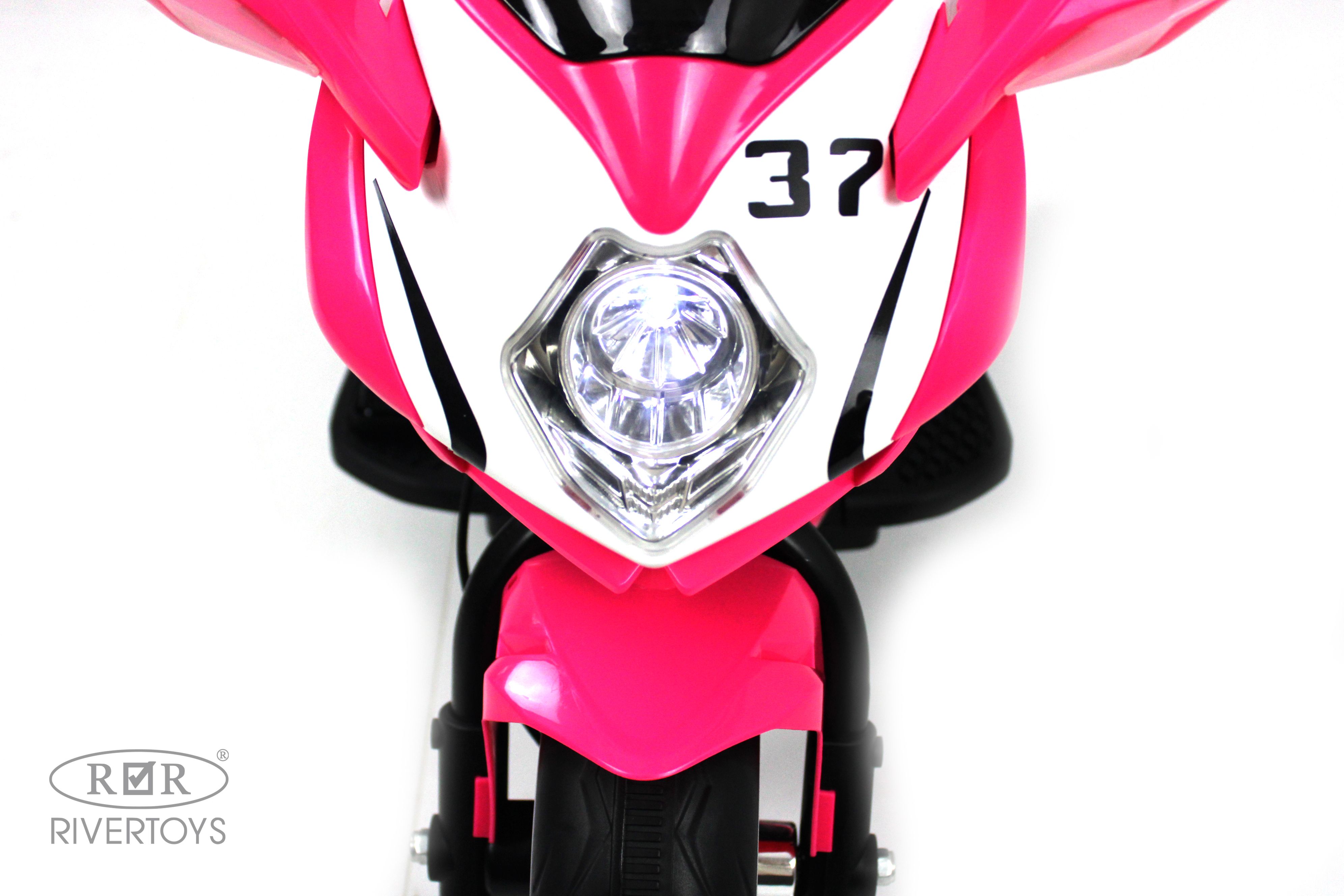 Электромобиль RIVERTOYS K222AM-PINK - фото 6