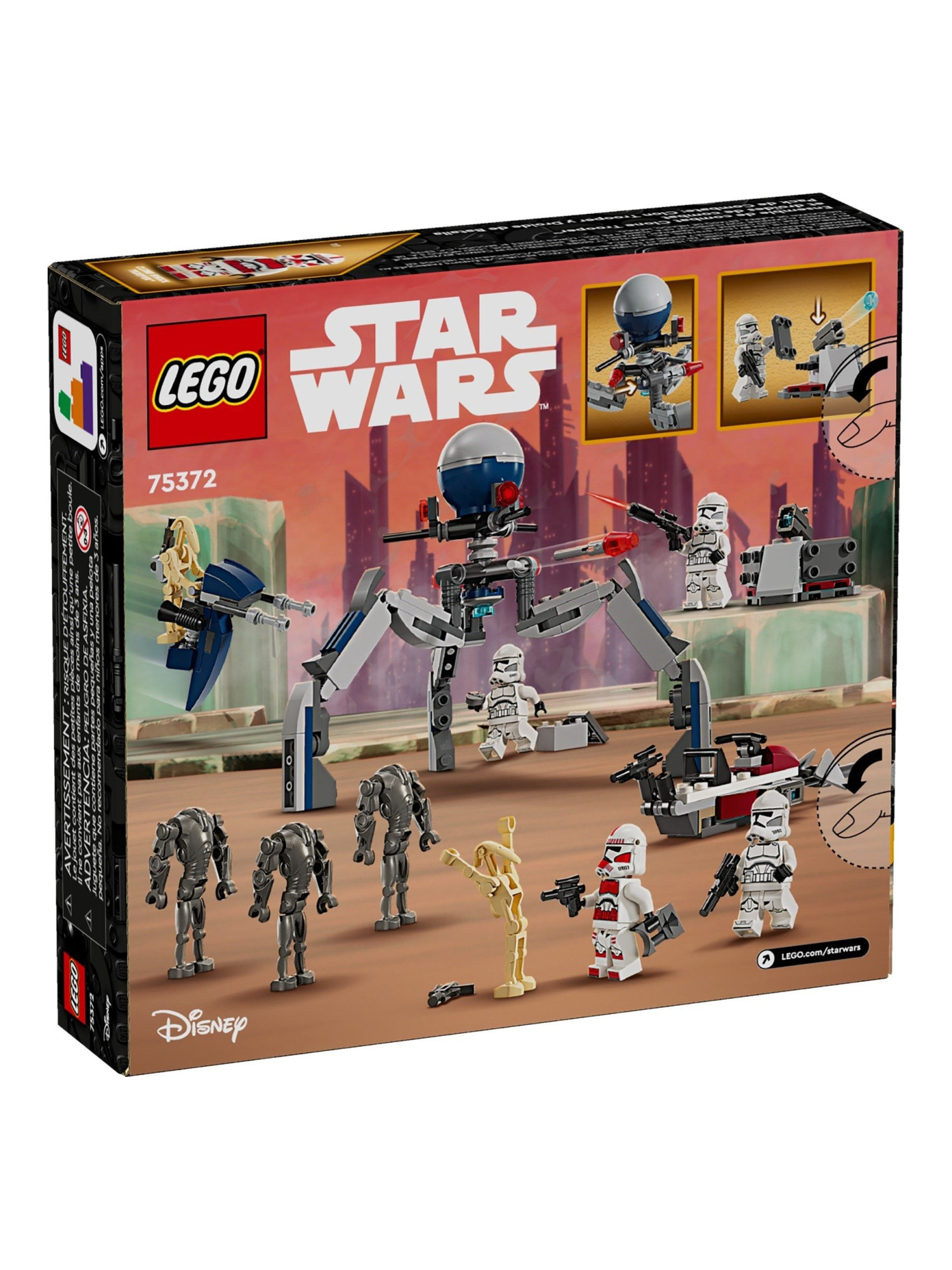 Конструктор LEGO Star Wars Клоны и боевой дроид 215 дет. - фото 3