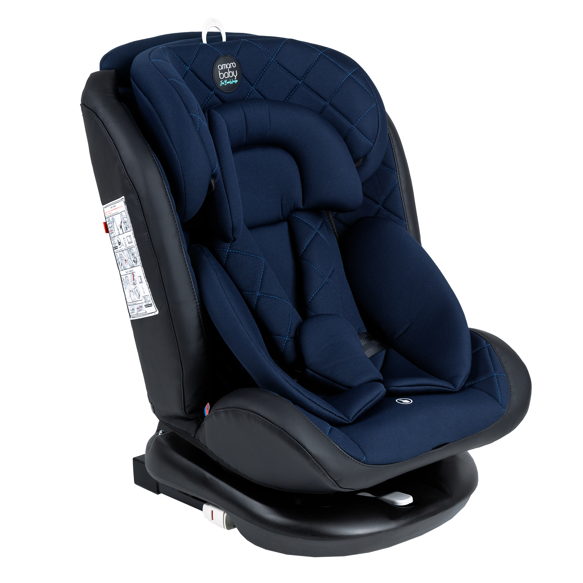 Автокресло Amarobaby Isofix 1/2/3 (9-36 кг) синий - фото 1