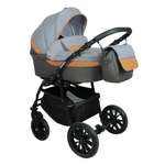 Коляска 2в1 alis Alvaro 05 серый-оранжевый