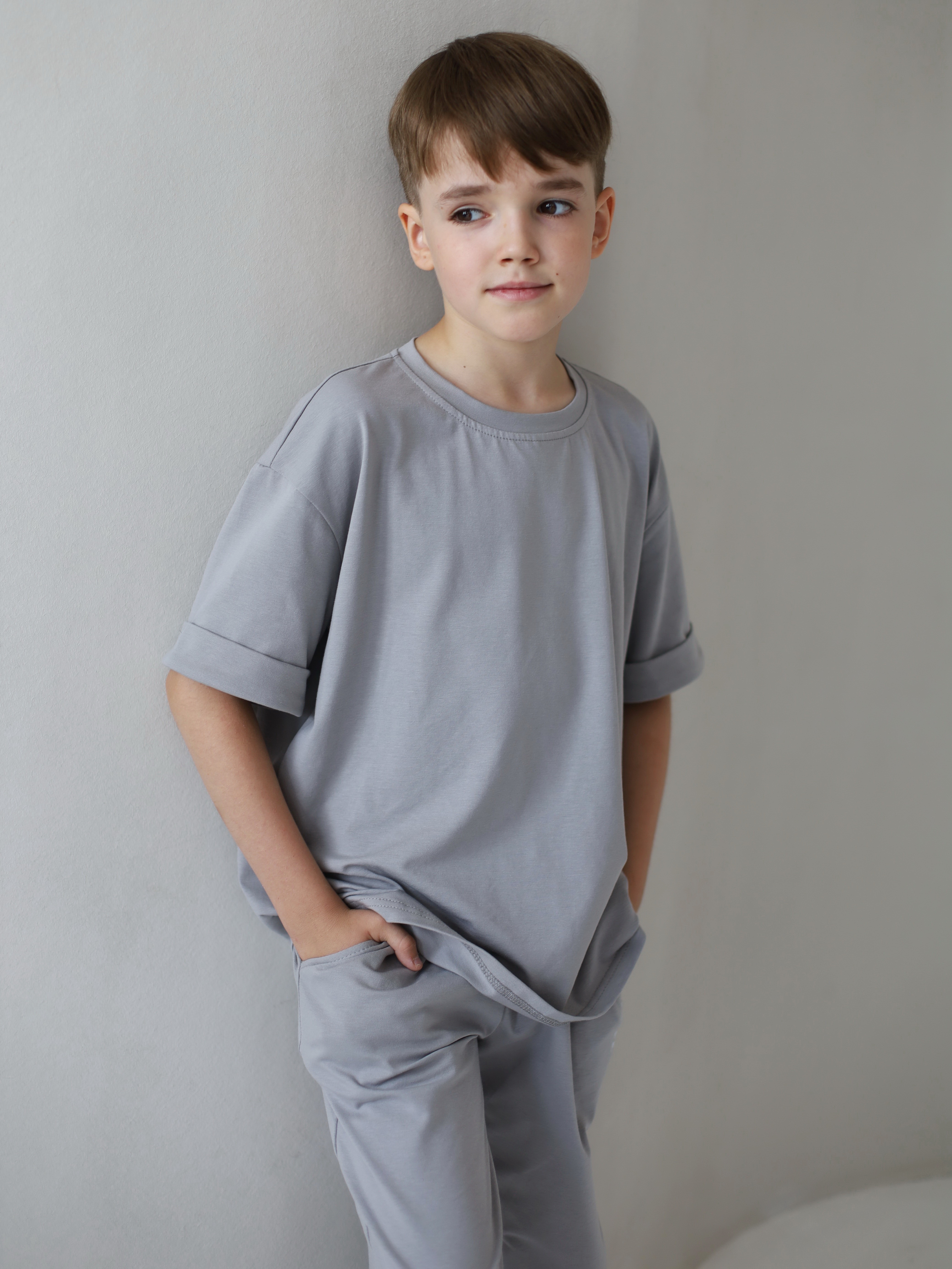 Костюм Агапэ 8017_светло_серый - фото 4