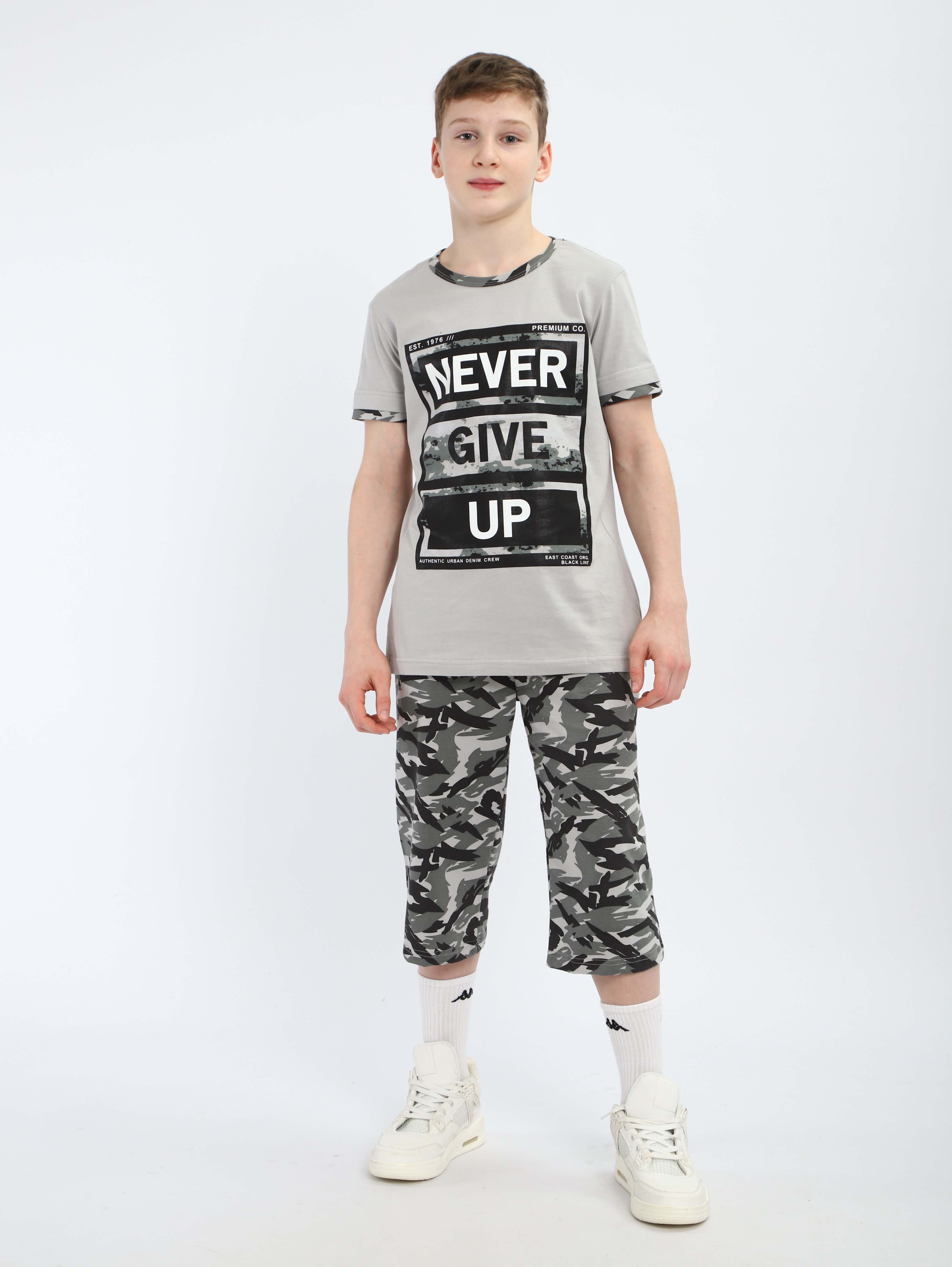 Костюм ЛАДОШКИ Комплект Победитель серый - фото 1