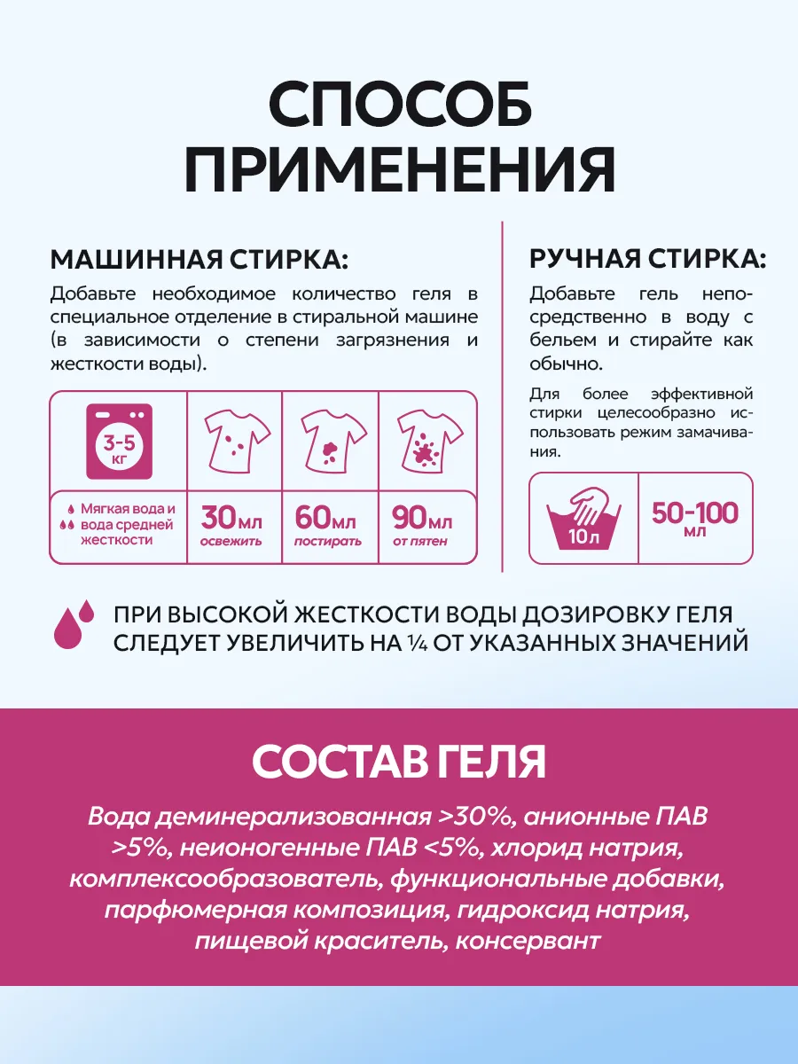 Гель для стирки NICE by Septivit детского белья 0+ 5 л - фото 7