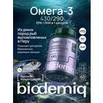 Омега-3 рыбный жир rTG biodemiq ПНЖК, ЭПК 430 мг, ДГК 290 мг