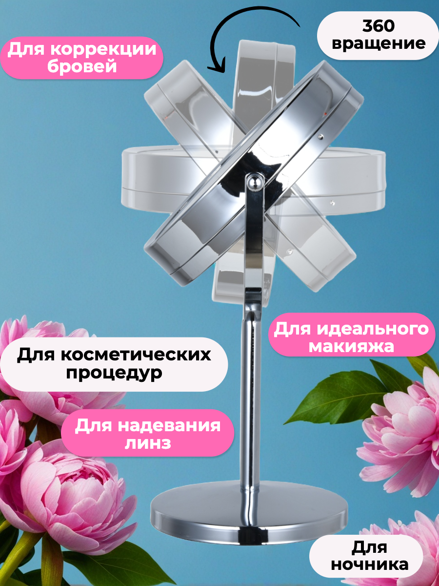 Зеркало HASTEN настольное - фото 6